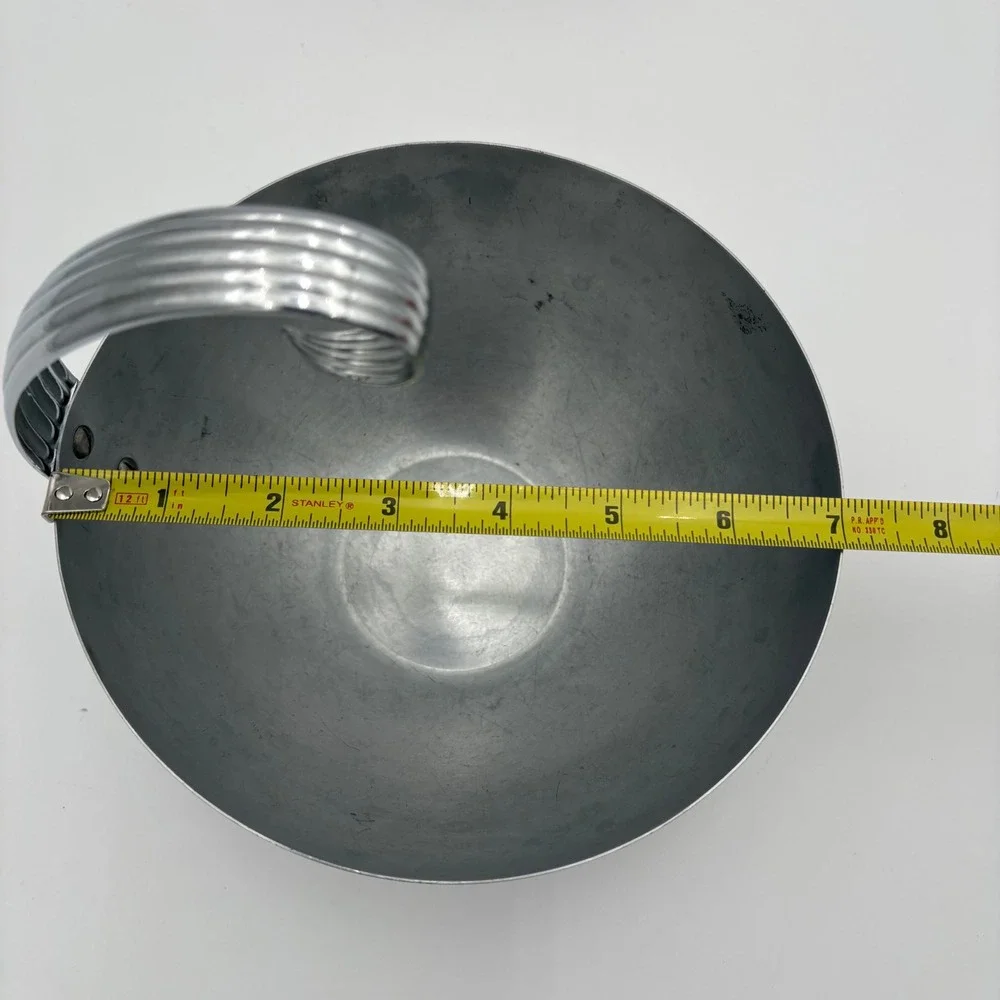 Antique c. 1935 Russel Wright for Chase USA Chrome‎ Metal Ice Bucket Machine Age